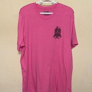 Combat iron apparel Pink Emblem Men's Short Sleeve Tee